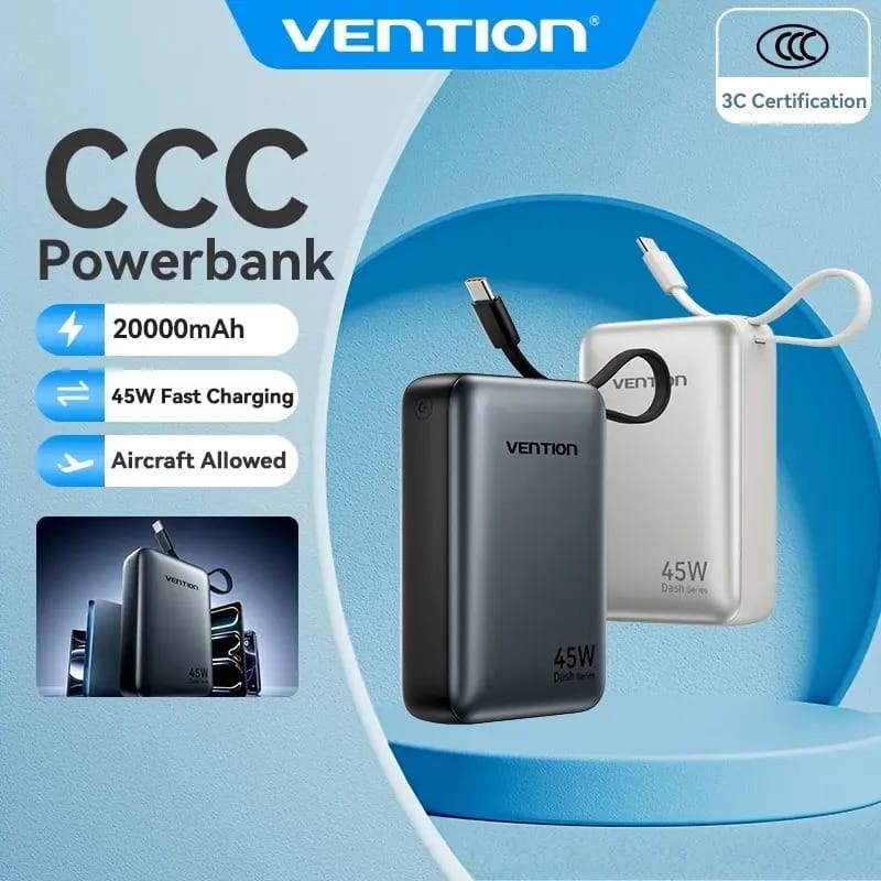 Vention Dash 45W 20,000mAh Power Bank