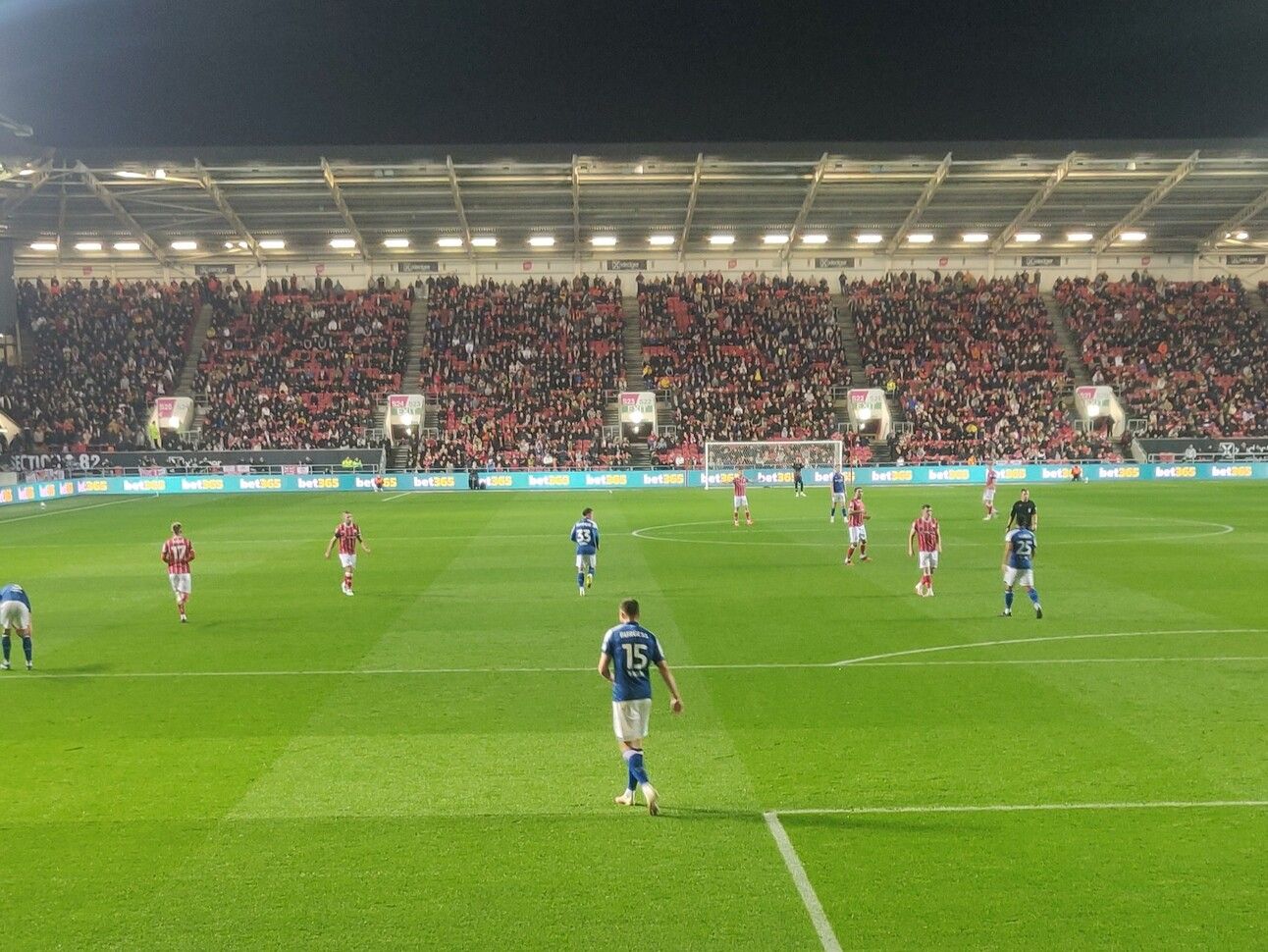Cameron Burgess, near the Ipswich six yard box, against Bristol City