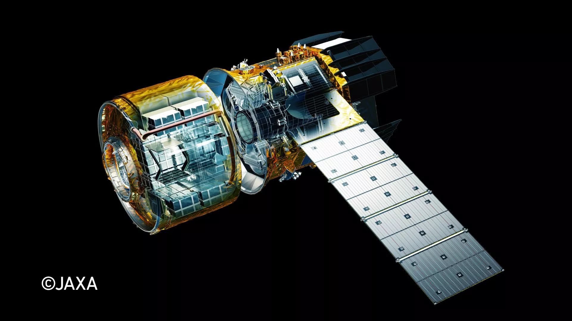 An illustration of Japan's new HTV-X cargo spacecraft.