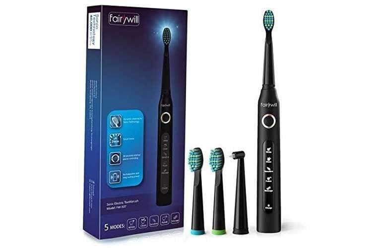 With the Fairywill sonic toothbrush, users get a very affordable alternative to the Philips Sonicare sonic toothbrush