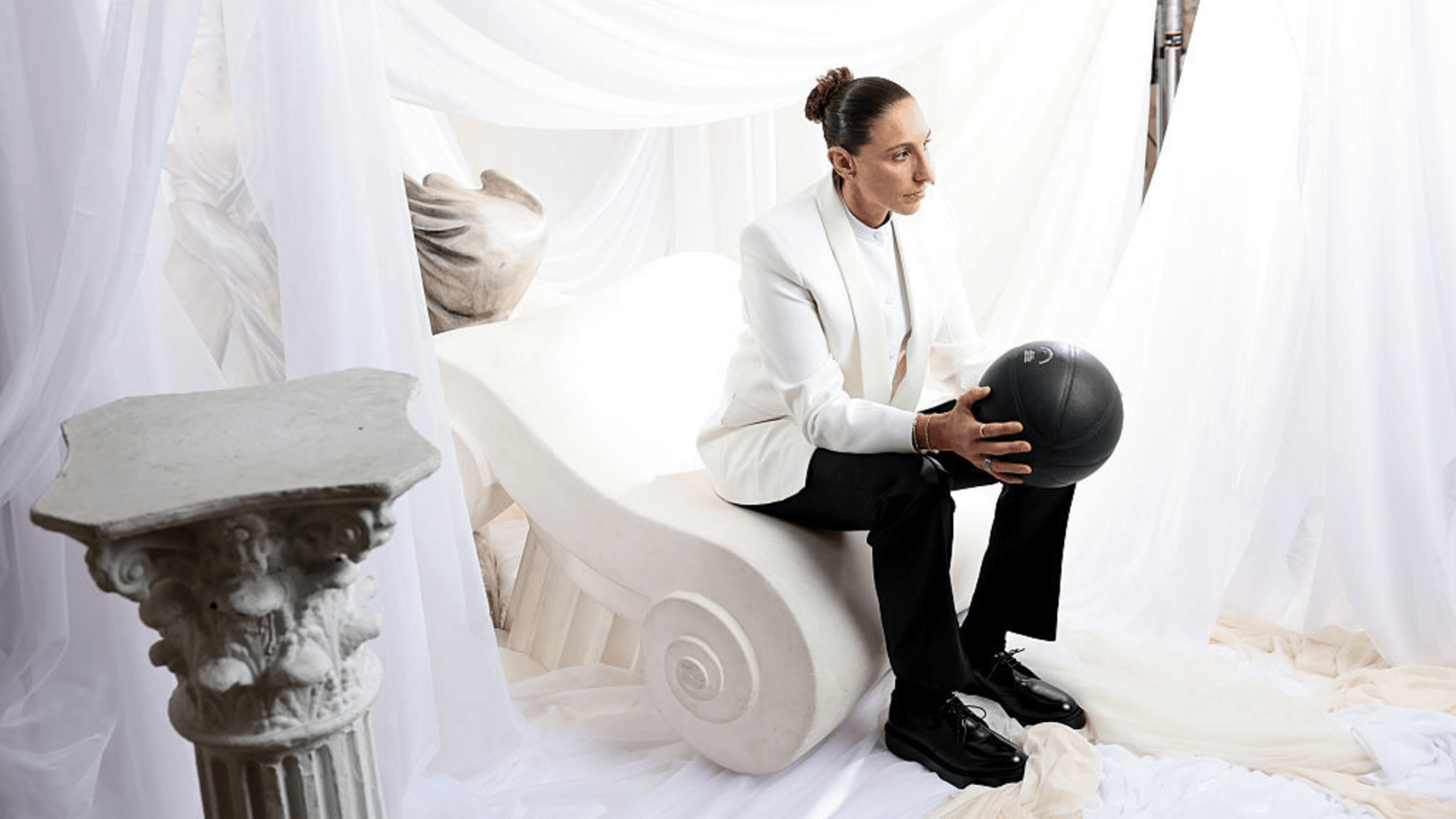 Diana Taurasi attends the world premiere of "Taurasi" presented by Prime Video at Whitby Hotel on August 04, 2025 in New York City.