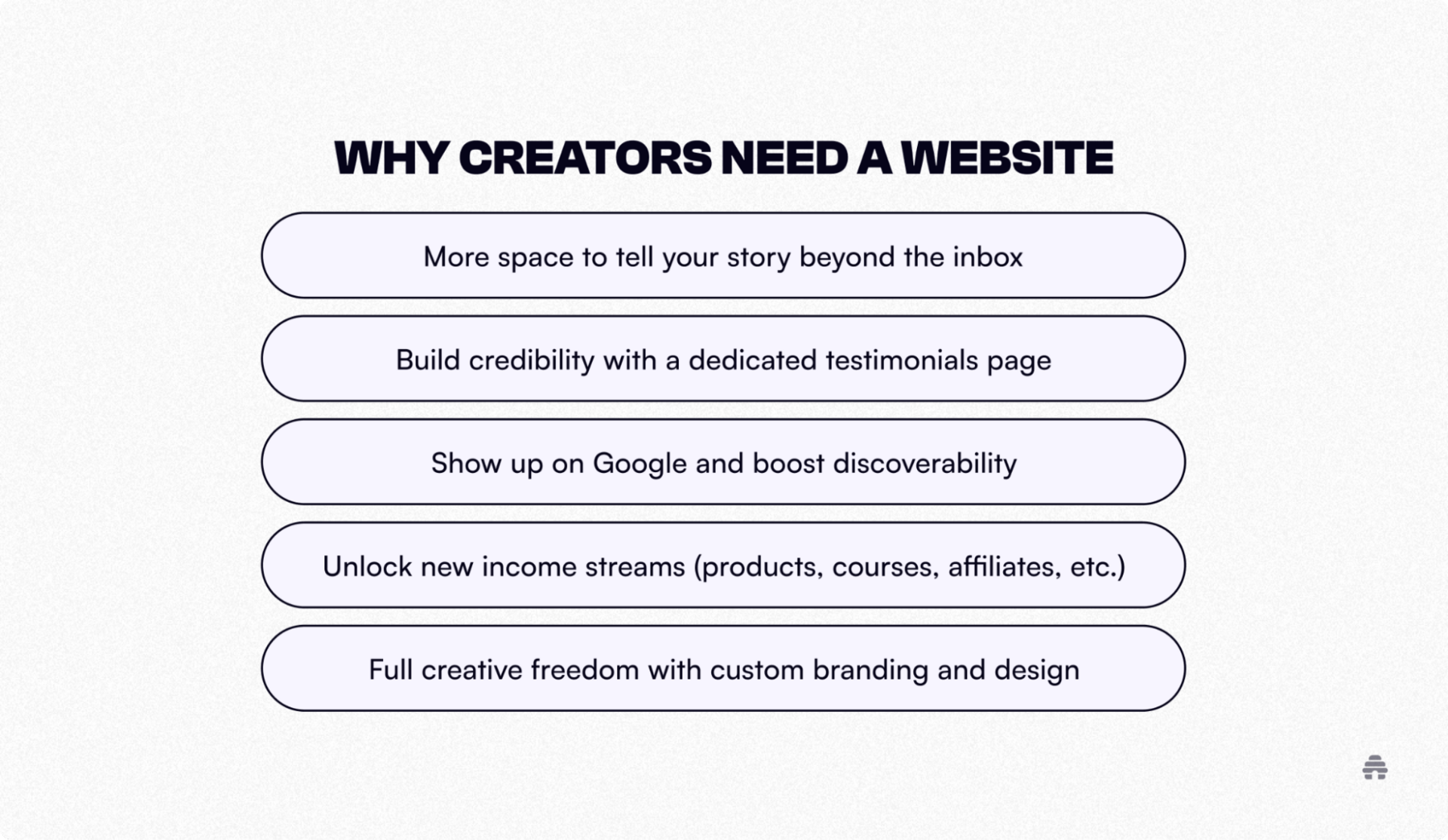 Why Every Newsletter Creator Needs a Website in 2025