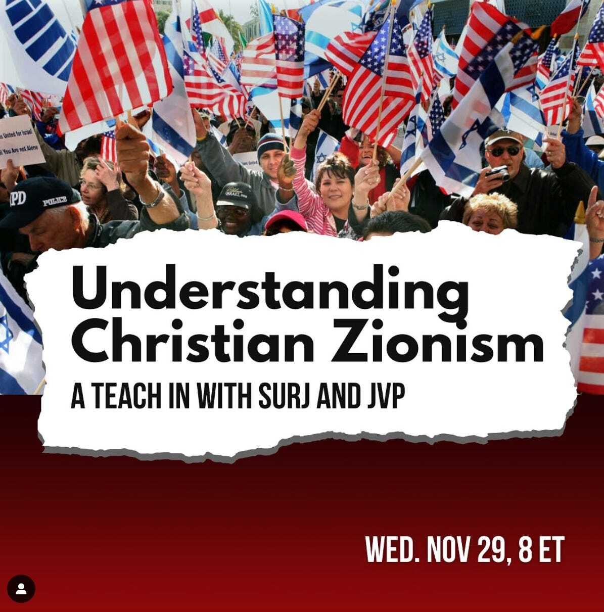 Understanding Christian Zionism Infographic