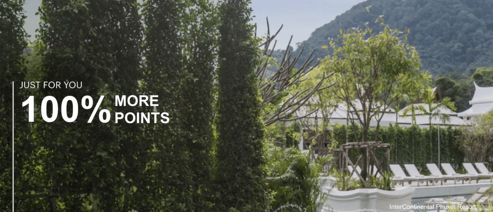 IHG 100% bonus on purchased points