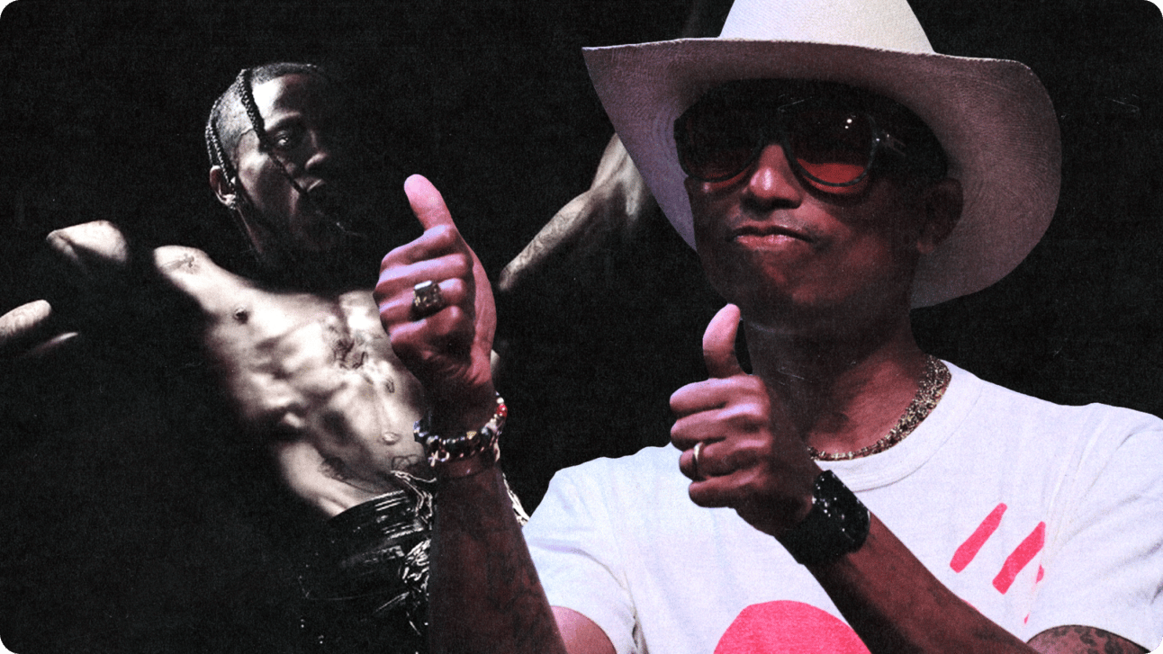 Pharrell thumbs up