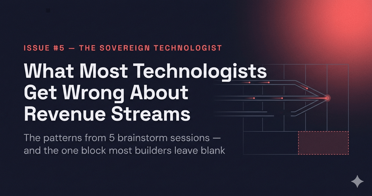 Illustration for Revenue Streams: What Technologists Get Wrong (And How to Fix)