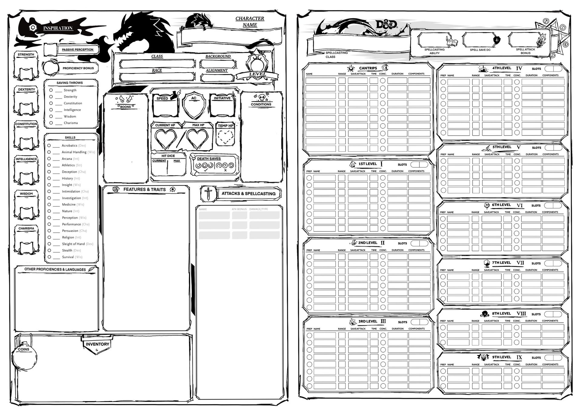 character-sheet