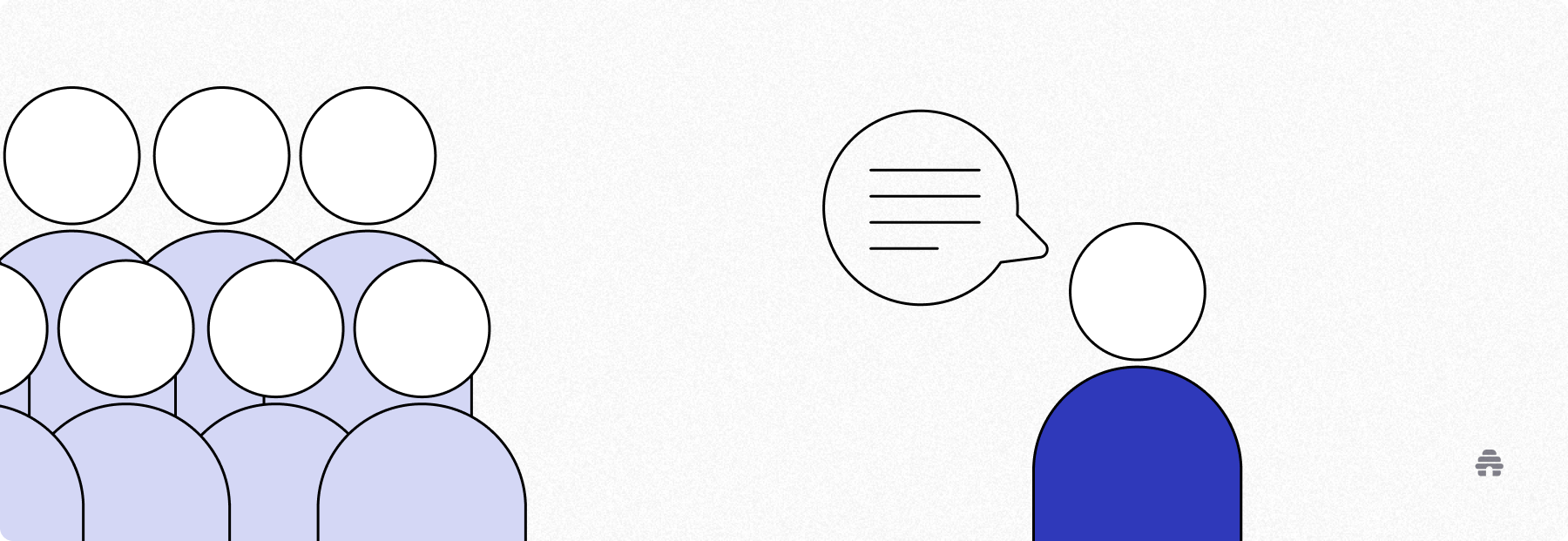 A speaker addresses a large audience, representing how creators use newsletters—such as on beehiiv—to communicate at scale and build a highly engaged community.