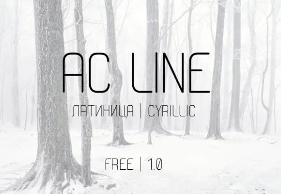AC-Line-free-font