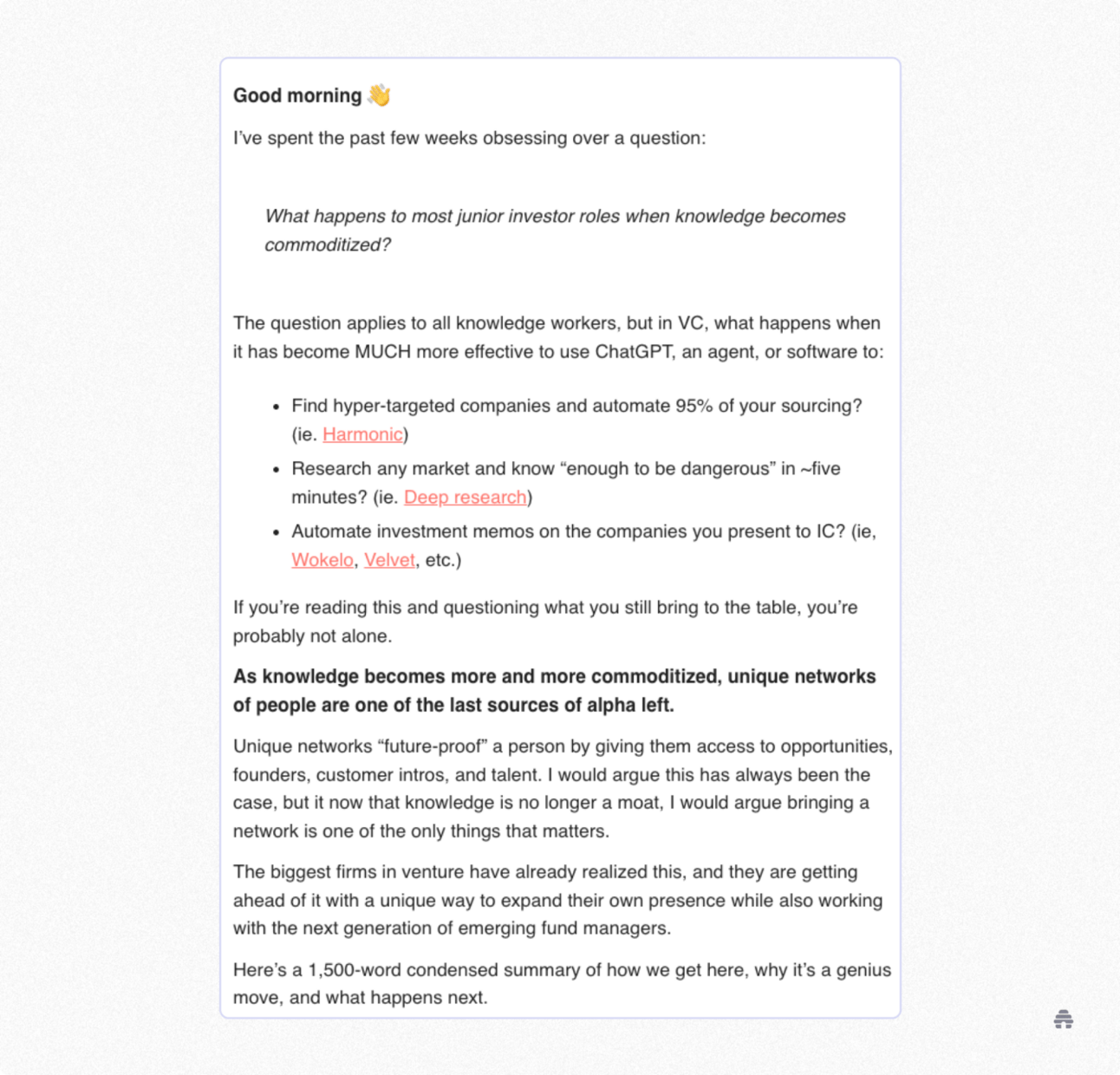 Why VCs Are Launching Newsletters To Build Deal Flow and Personal Brands