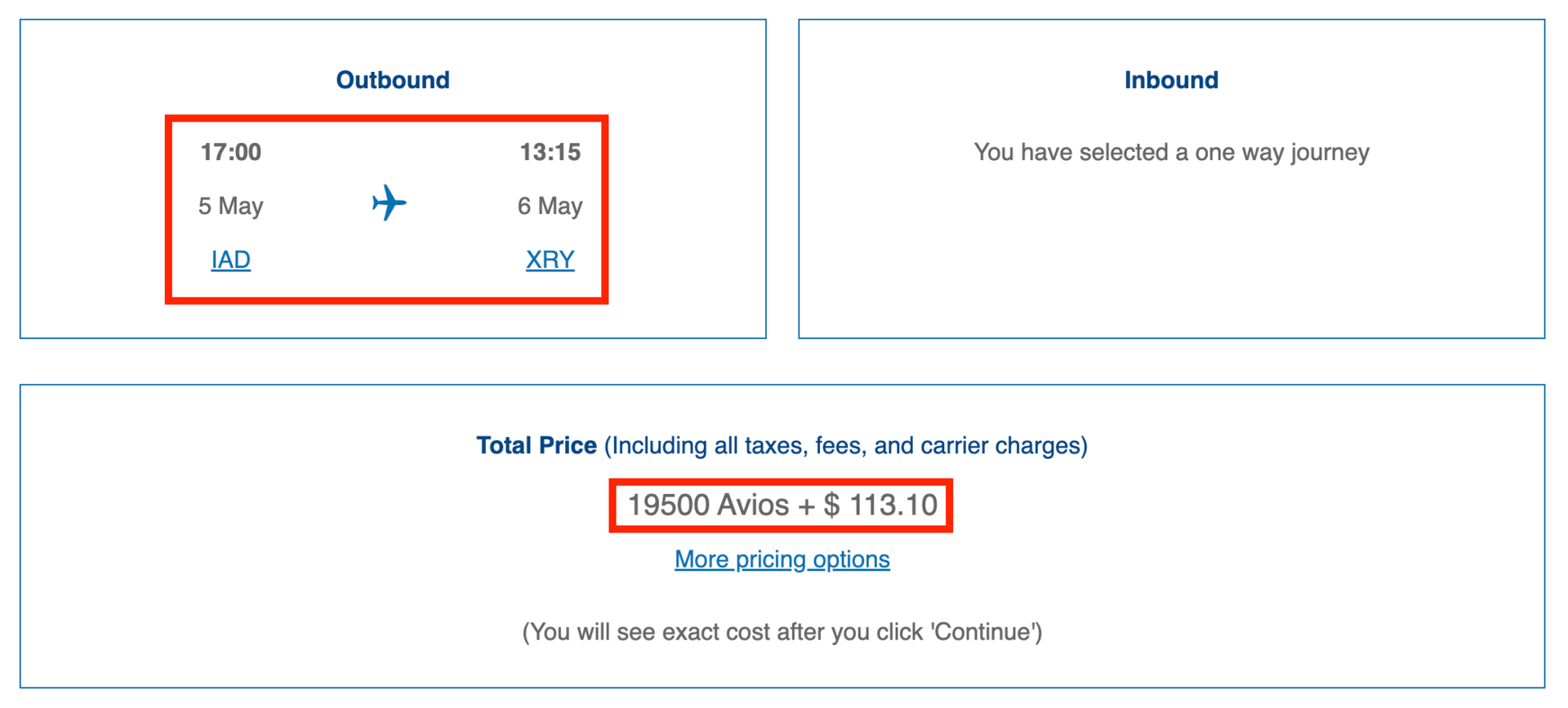 Iberia flights to Jerez using British Airways Avios