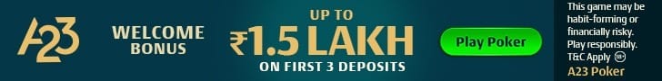 A23 Welcome Bonus 