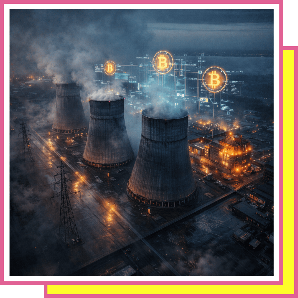⚡Bitcoin Mining Enters Nuclear Debate☢️