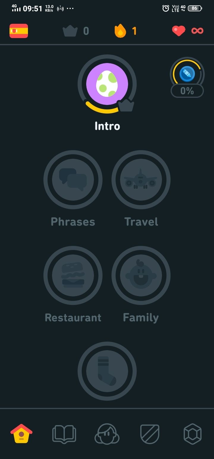 Duolingo App Interface | Start Learning a New Language anywhere, anytime for Free by Techkzar