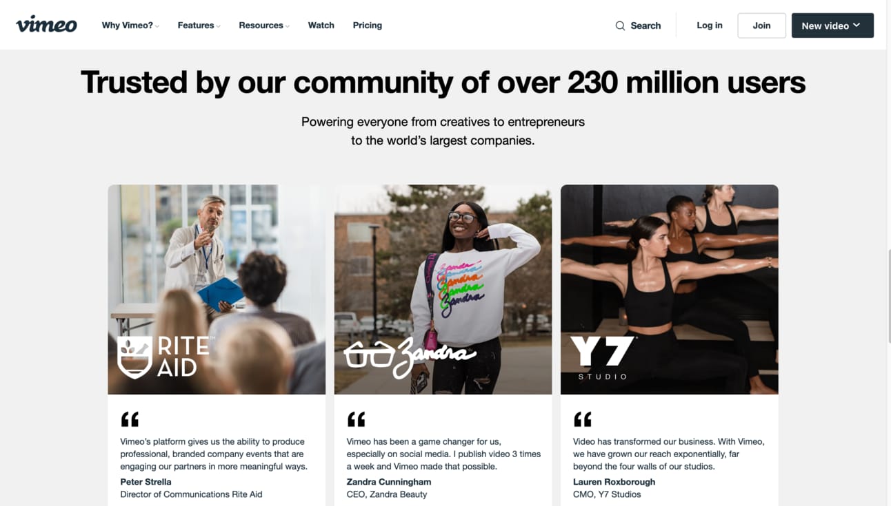 Vimeo - The world's only all-in-one video solution | Best YouTube Alternatives by Techkzar