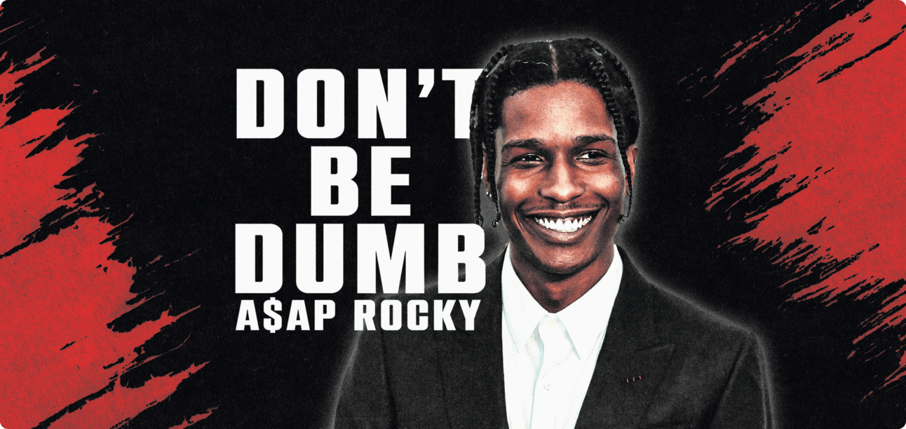 A$AP Rocky smiling