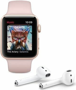 Apple mp3 watch and Airpods bluetooth headphones