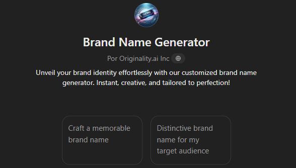 Brand Name Generator