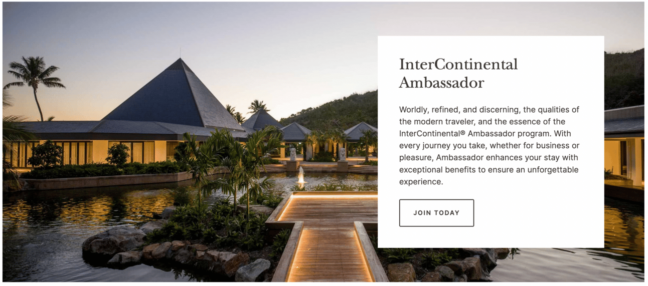 Intercontinental Ambassador Program