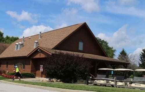 view of the clubhouse at meadowood