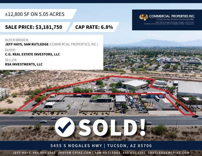 Commercial Properties sells Arizona IOS
