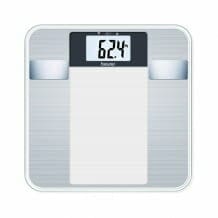 Glass diagnostic scale for measuring weight, body fat, water or muscle percentage and BMI