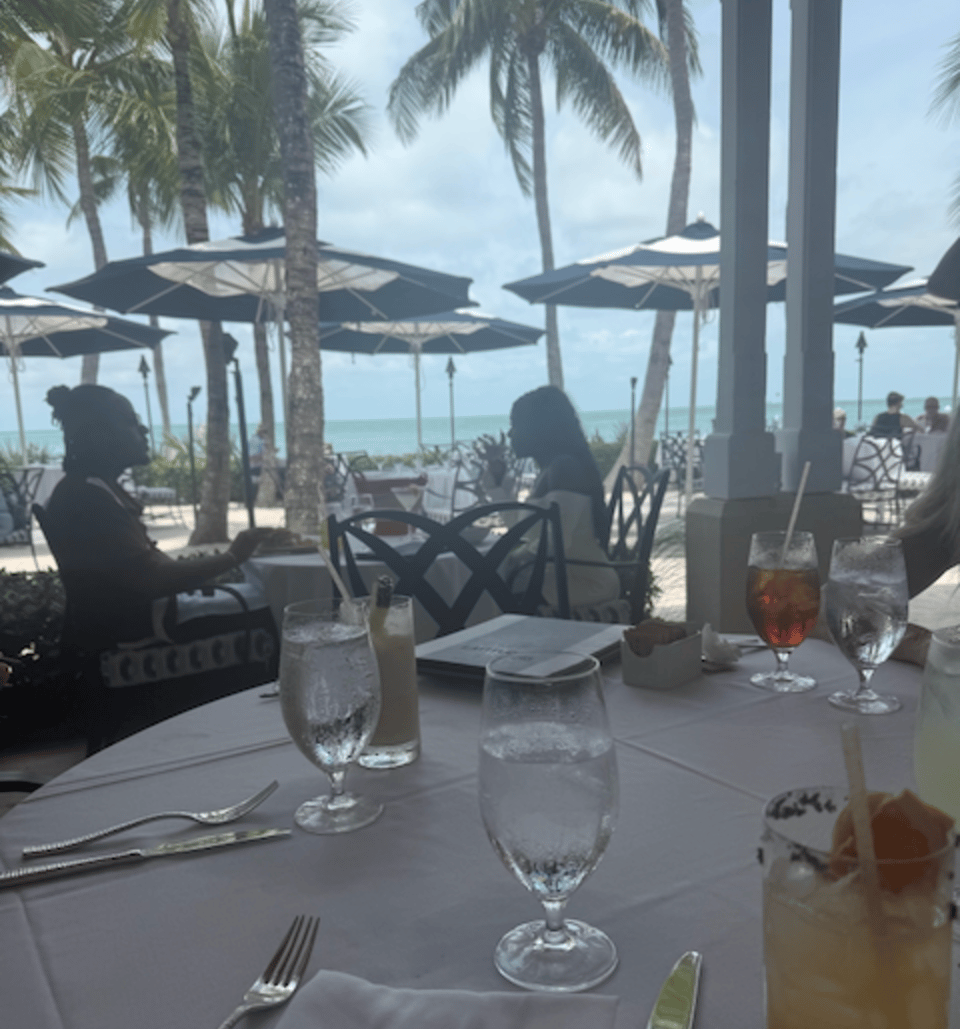 Lunch at Latitudes on the Beach