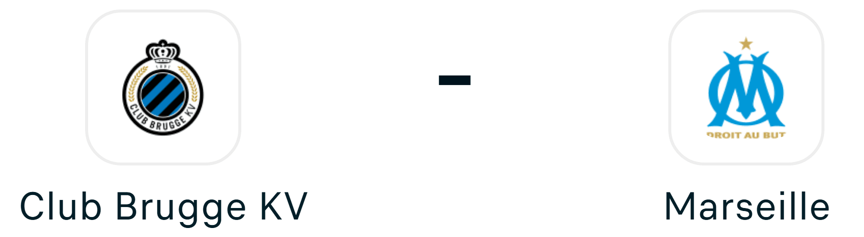 Brugge v Marseille