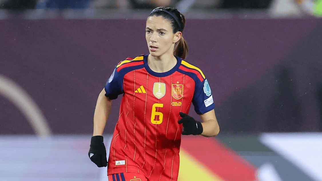 Aitana Bonmati of Spain looks on during the UEFA Women's Nations League 2025 final first leg match between Germany and Spain 