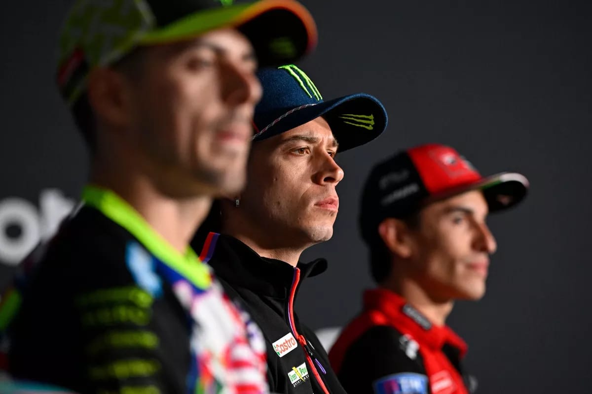 Marco Bezzecchi and other MotoGP riders