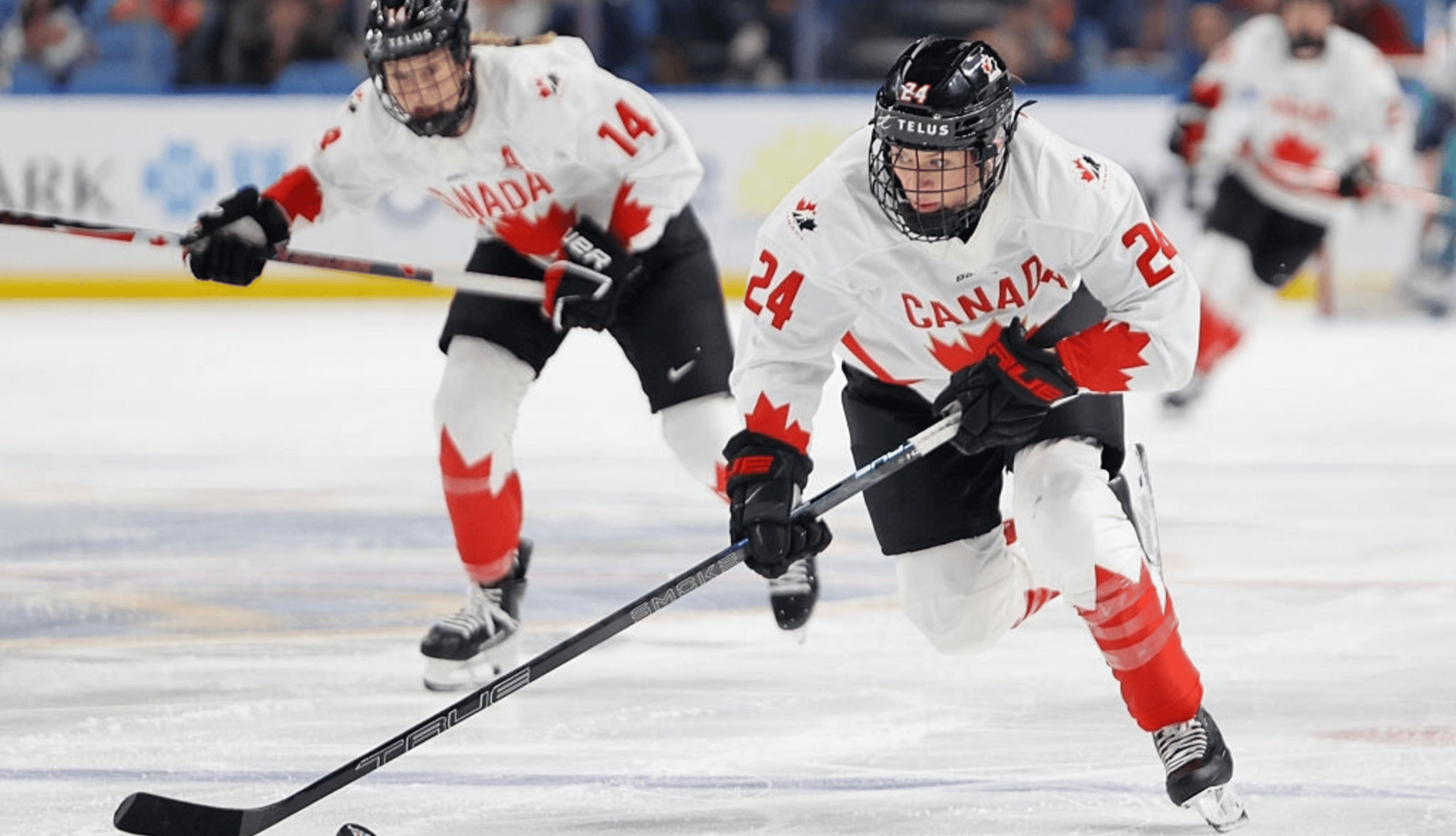 Natalie Spooner #24 of Canada skates during the second period of the Rivalry Series game against the United States at KeyBank Center