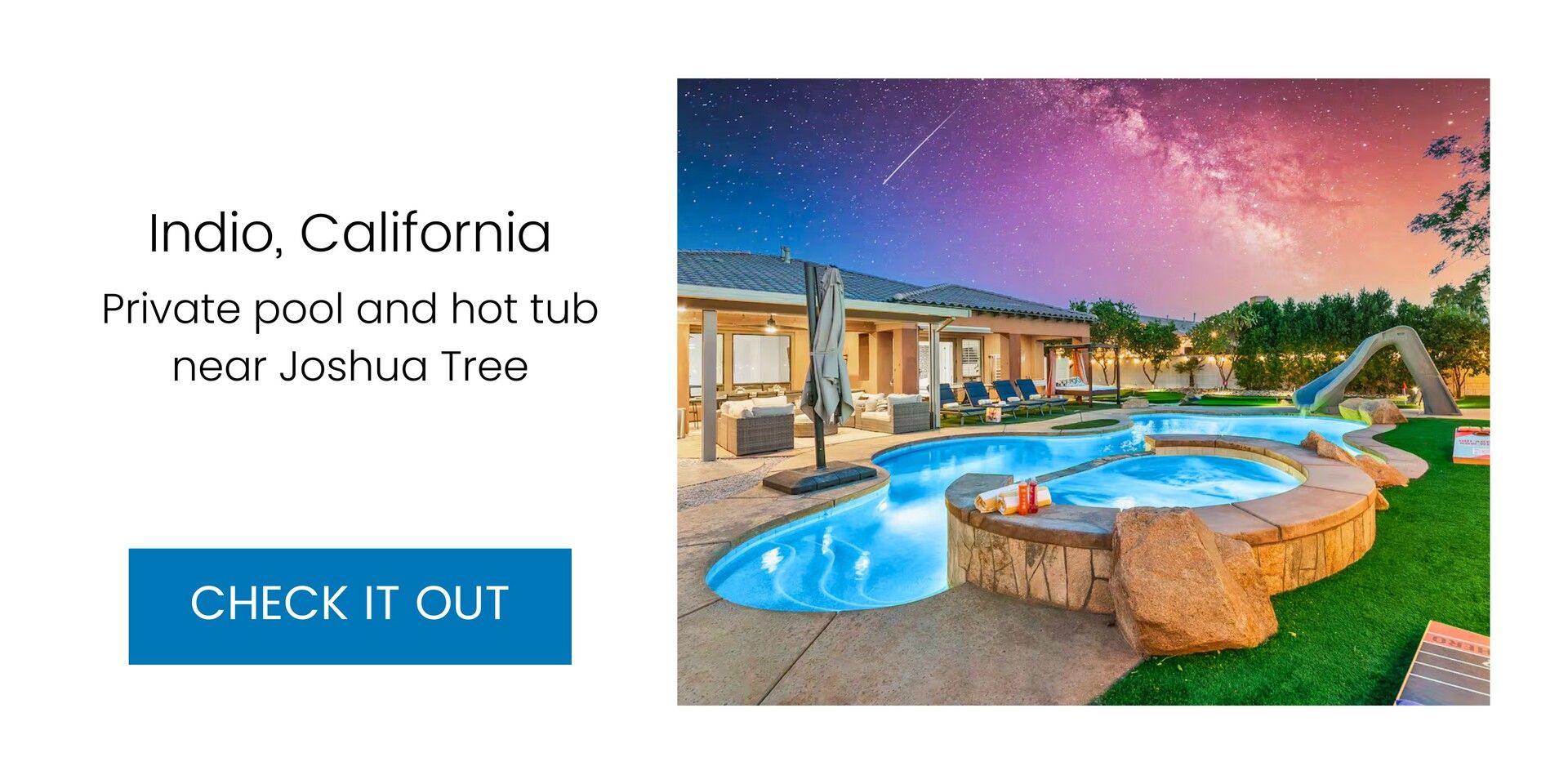 Indio, California Private pool and hot tub near Joshua Tree