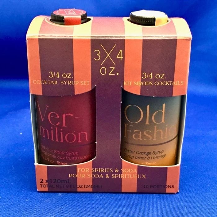 3/4 oz. cocktail syrups set