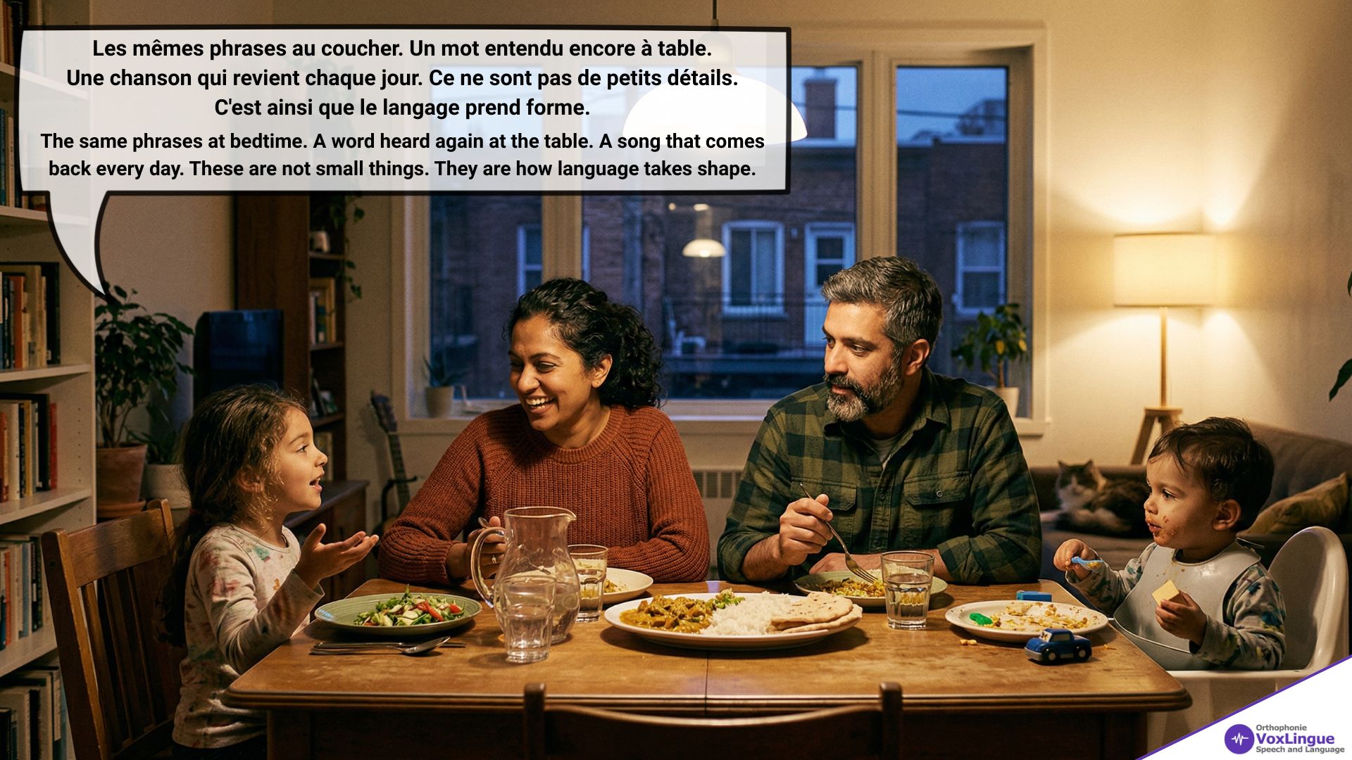 Speech Grows in the Routine | La parole grandit dans la routine