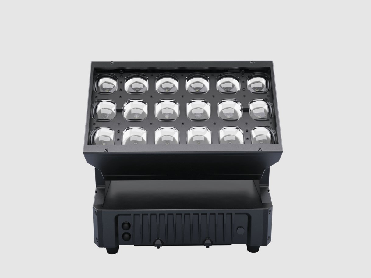 Naświetlacz GLP CREOS – urządzenie typu wash z funkcją tilt, pixel mappingiem i aktywną dyfuzją, przetestowane przez Stage Update