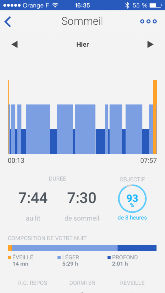 Sleep tracking