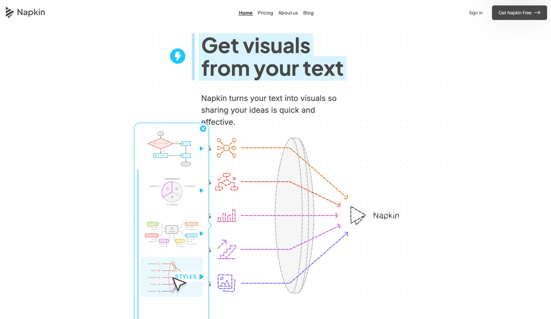 napkin-ai-turn-dense-text-into-clean-visuals