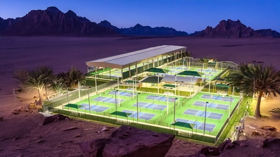 Pickleball courts at Palm Desert Resort Country Club, CA