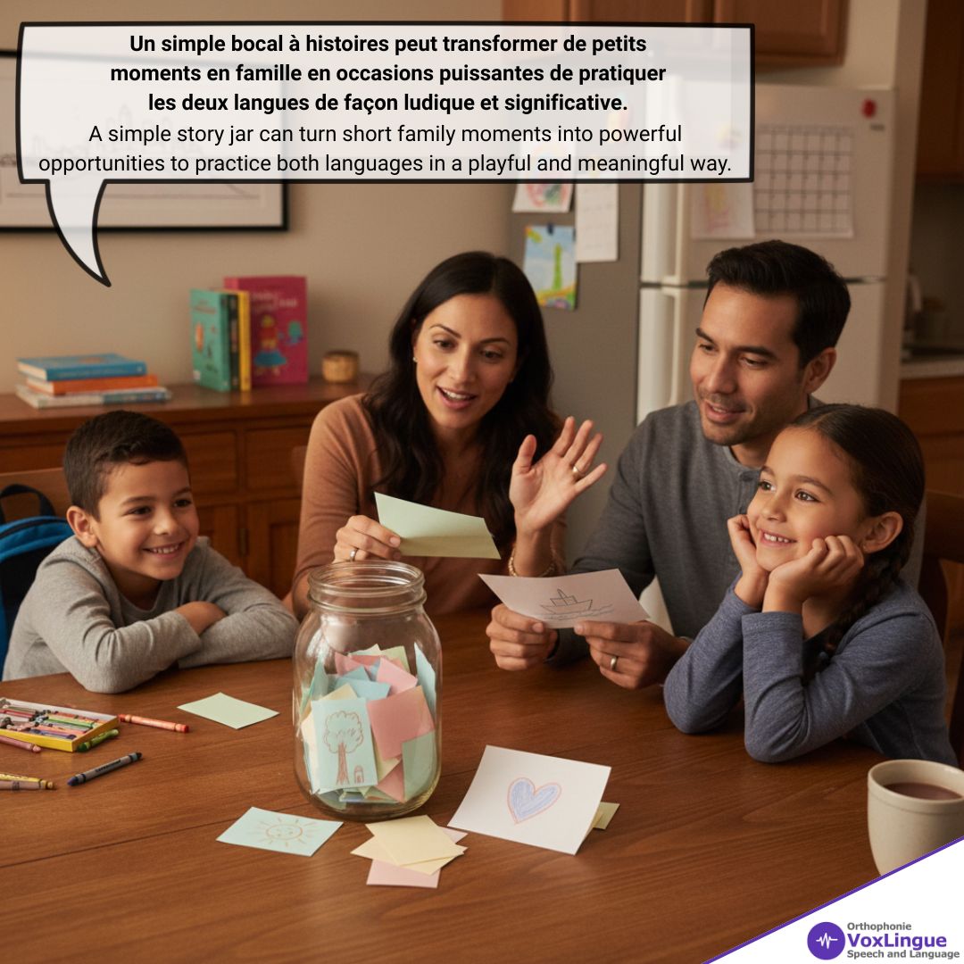 The Family Story Jar in Two Languages