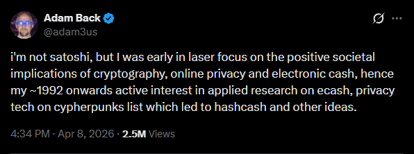 adam-back-denies-satoshi-claim-on-x