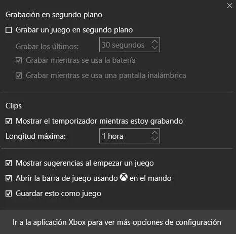 configuración-de-barra-de-juego
