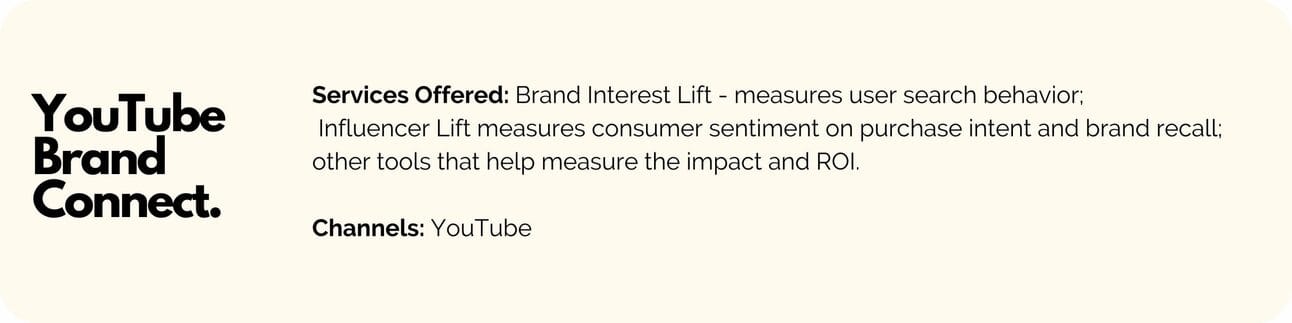 youtube brandconnect services offered - Best influencer Marketing app - Review by Techkzar