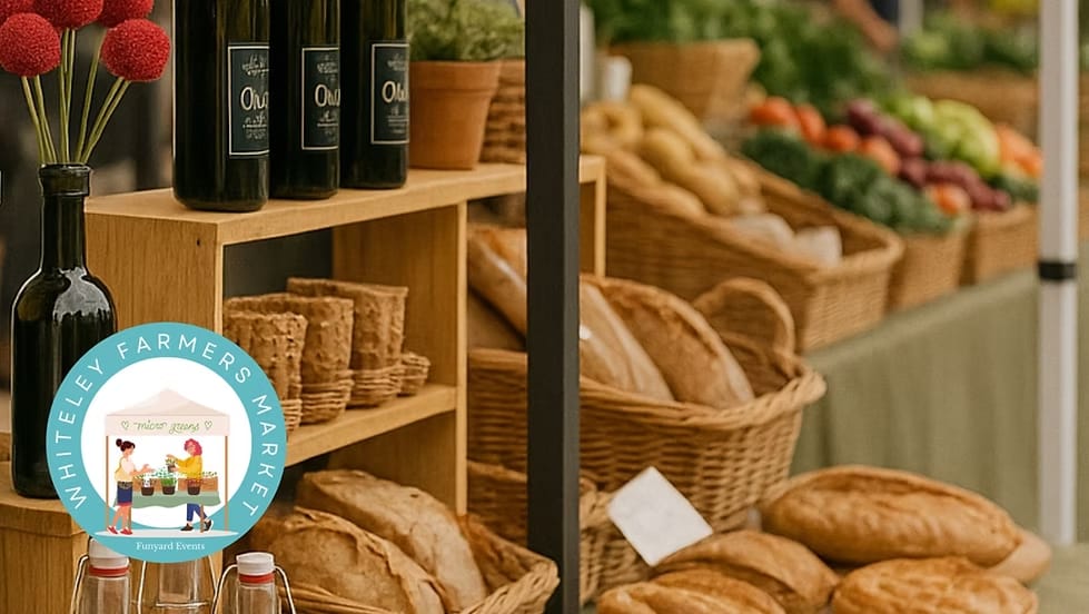 A market stall selling fresh bread