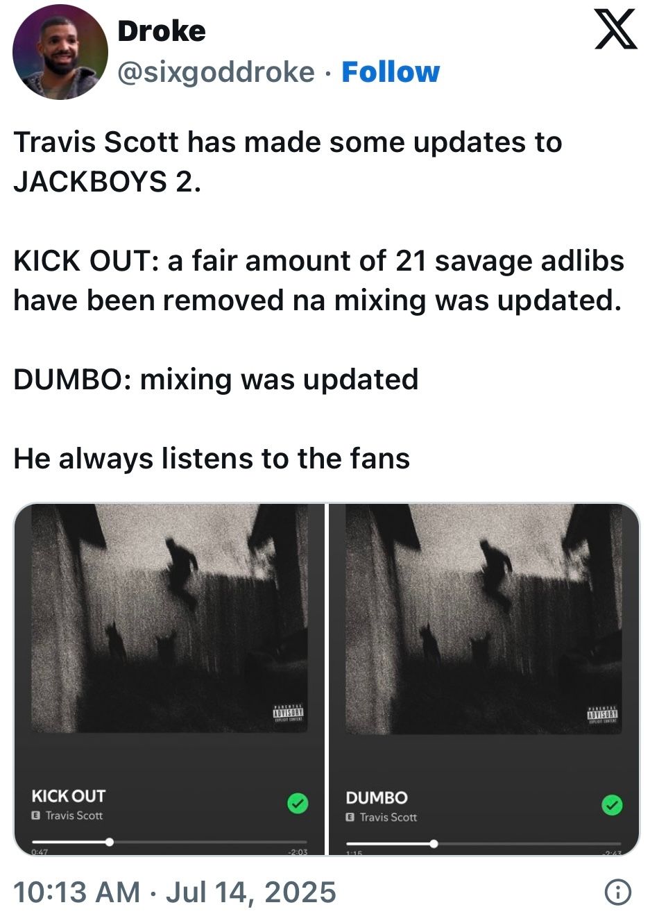 Post on X