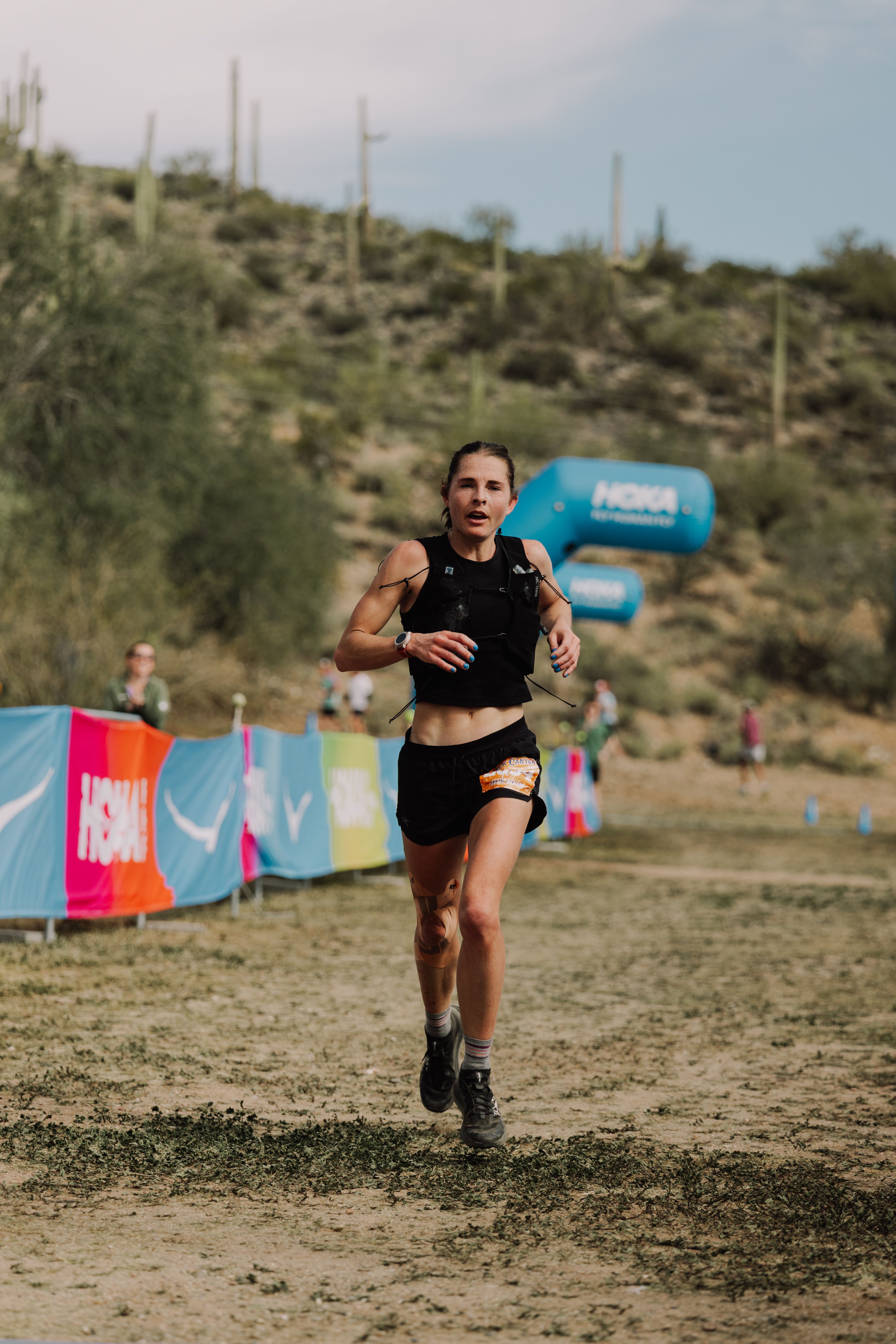 Jane Maus finished Black Canyon 50K. PC: @somerrunner