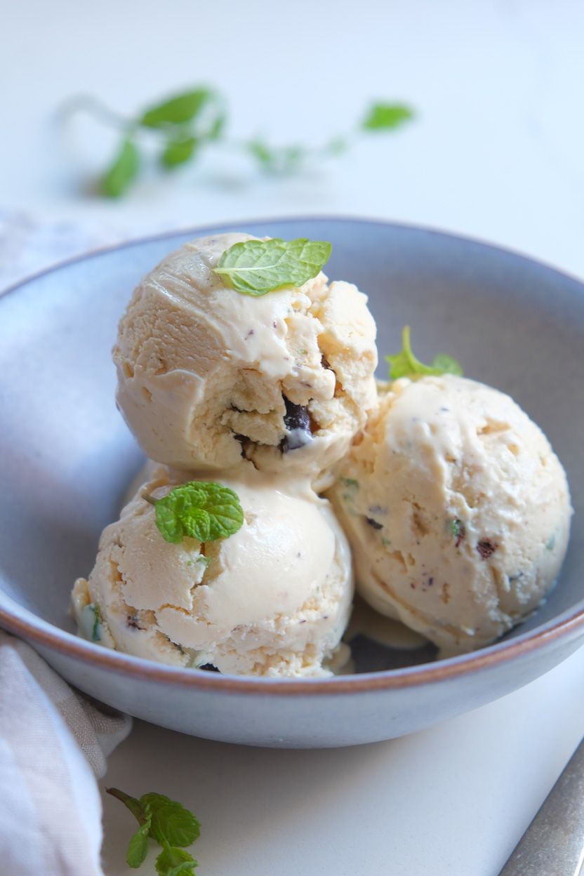 High-Protein Mint Chocolate Ice Cream