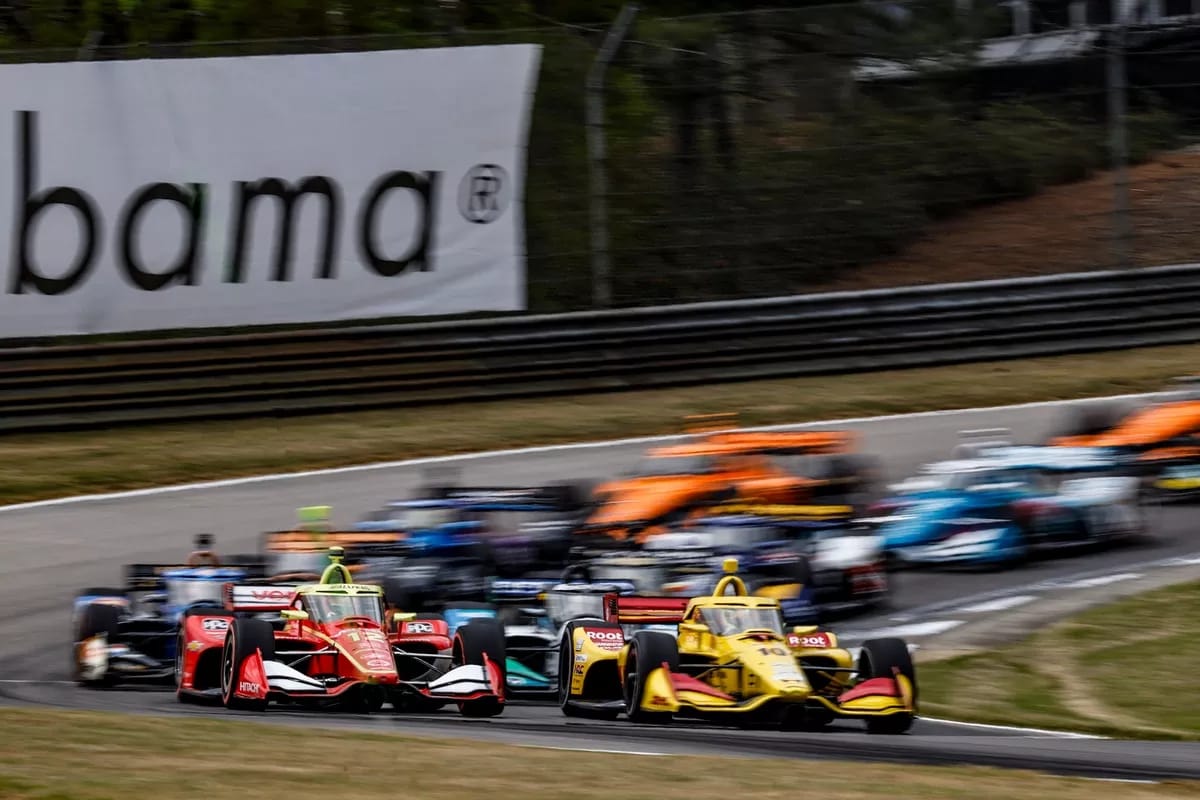 IndyCar at Barber race start