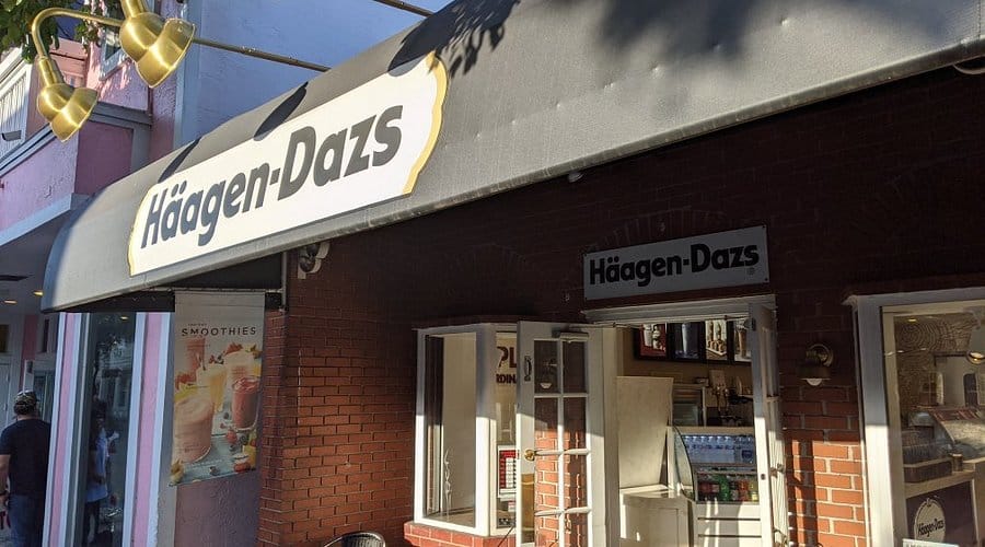 Nothing like finishing the day with an ice cream