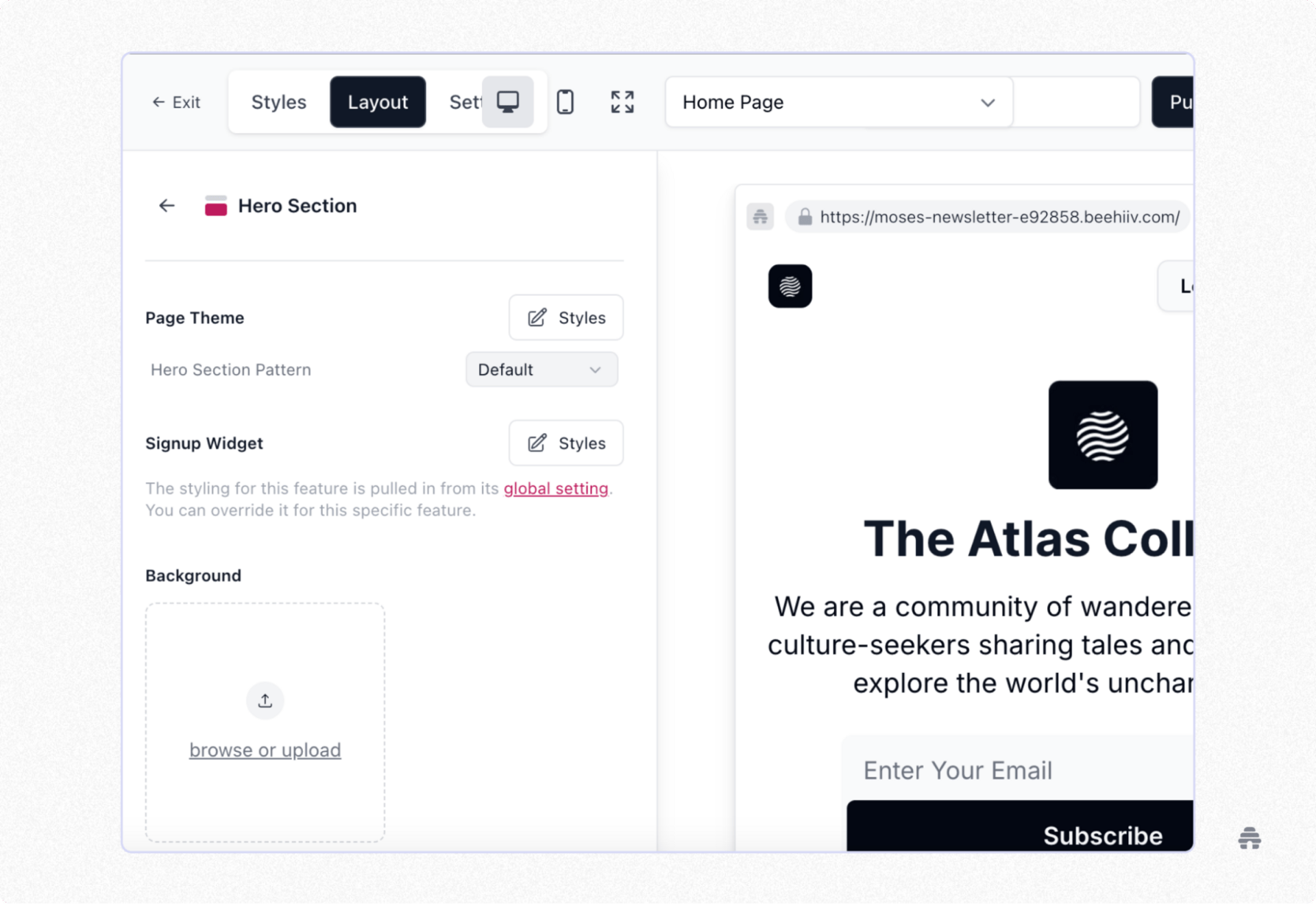 The Best Homepage Design Tool for Creators Who Hate Design