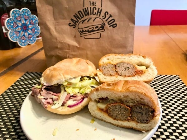The Sandwich shop, meatball.